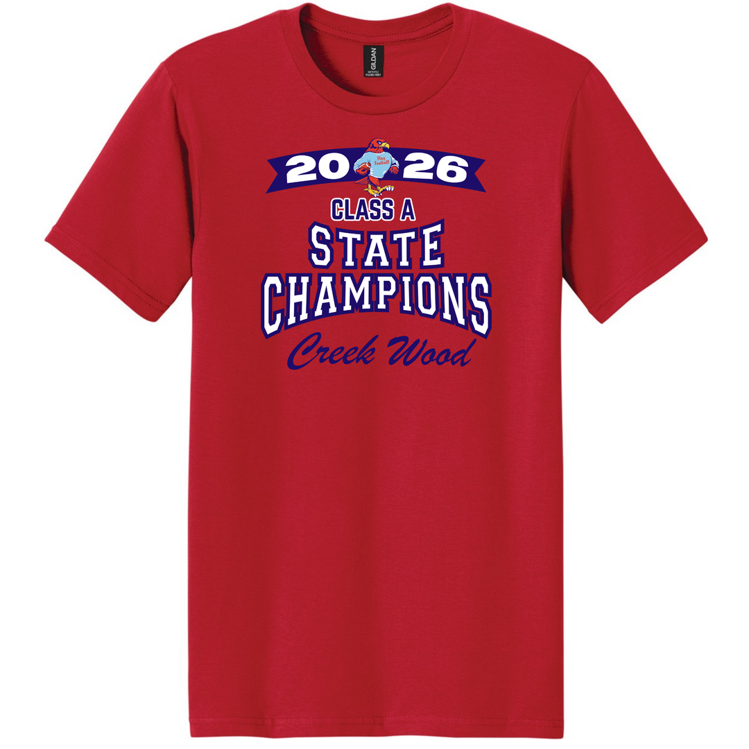 Creek Wood Flag Football State Champs T-shirt