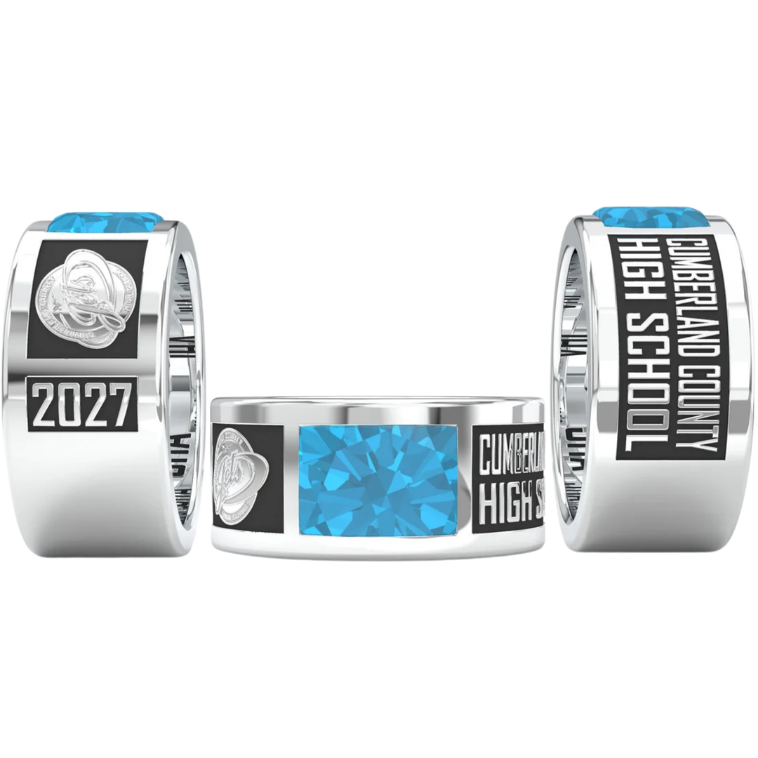 Class Ring - Band Style | Cumberland County High School