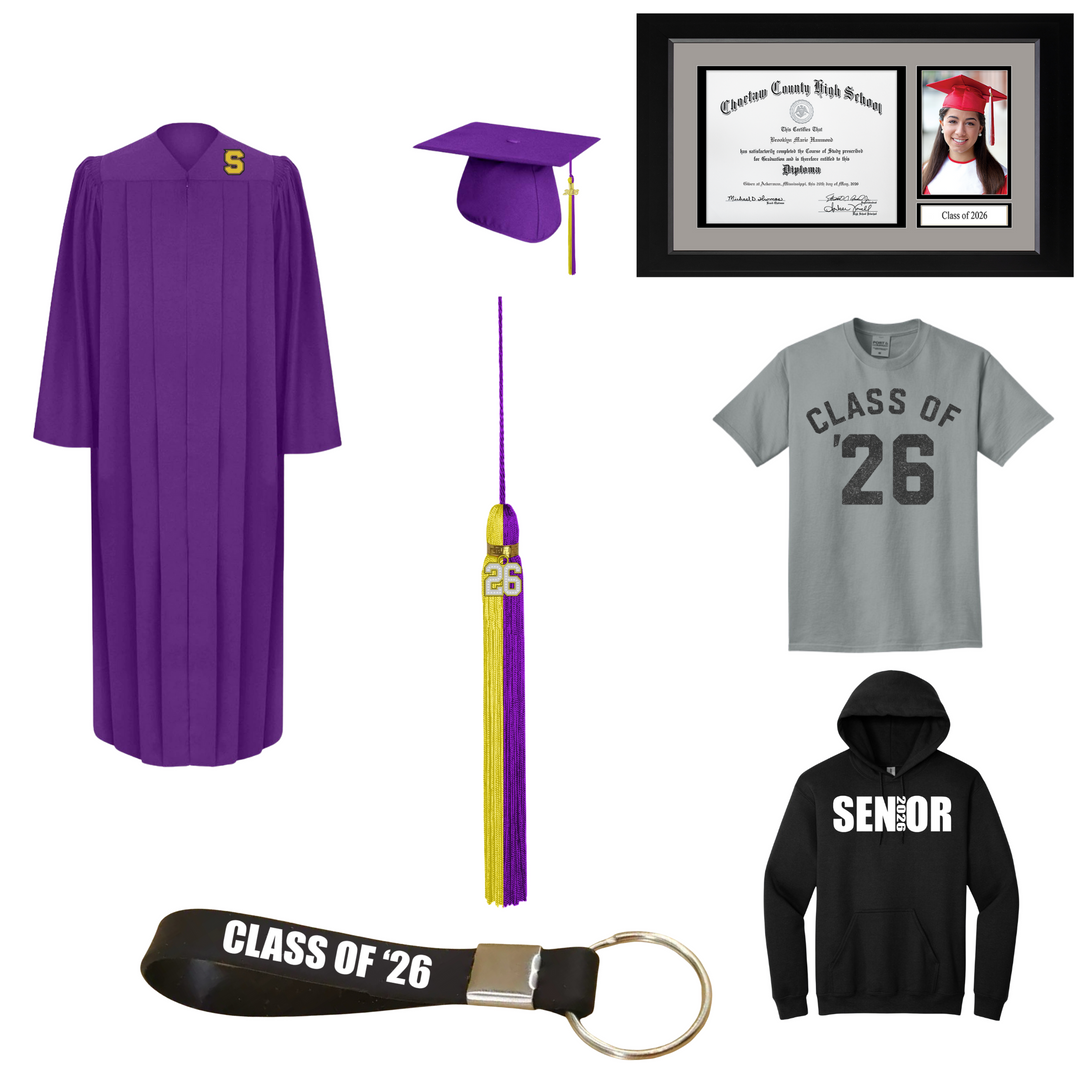 Cap & Gown Deluxe Package | Smyrna High School