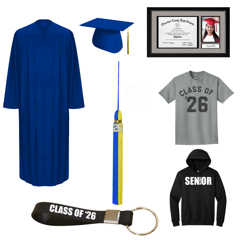 Cap & Gown Deluxe Package | Wilson Central High School