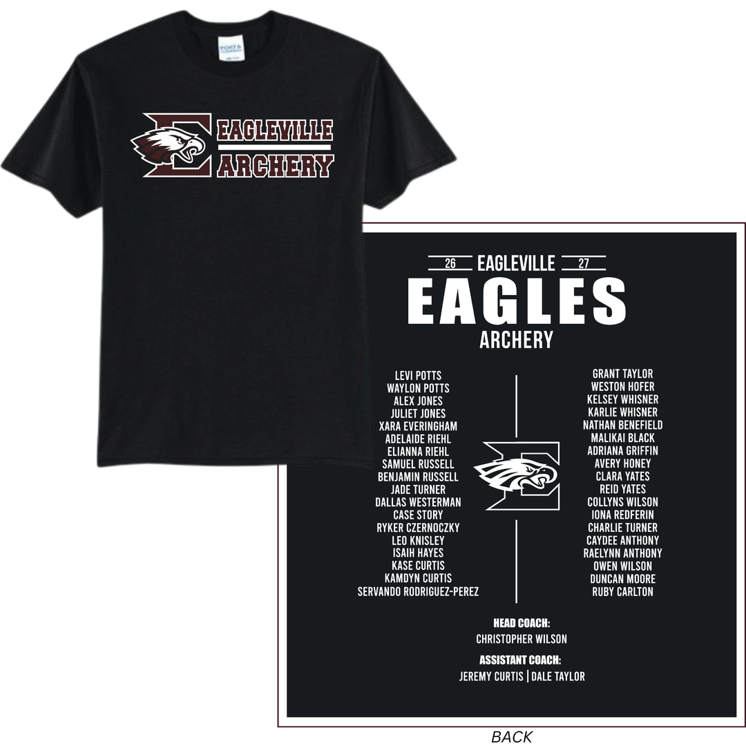 Roster Tee | Eagleville School Archery