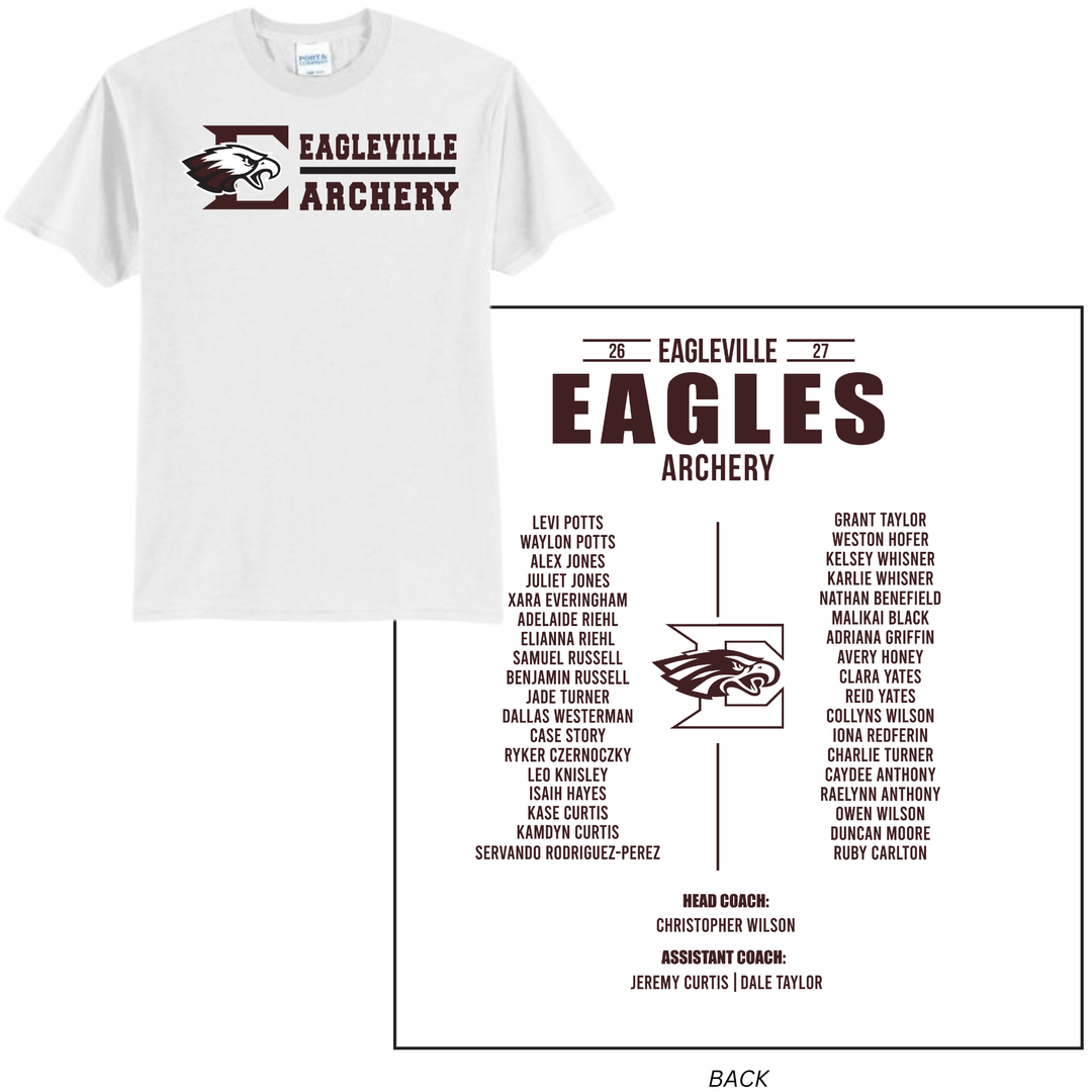 Roster Tee | Eagleville School Archery