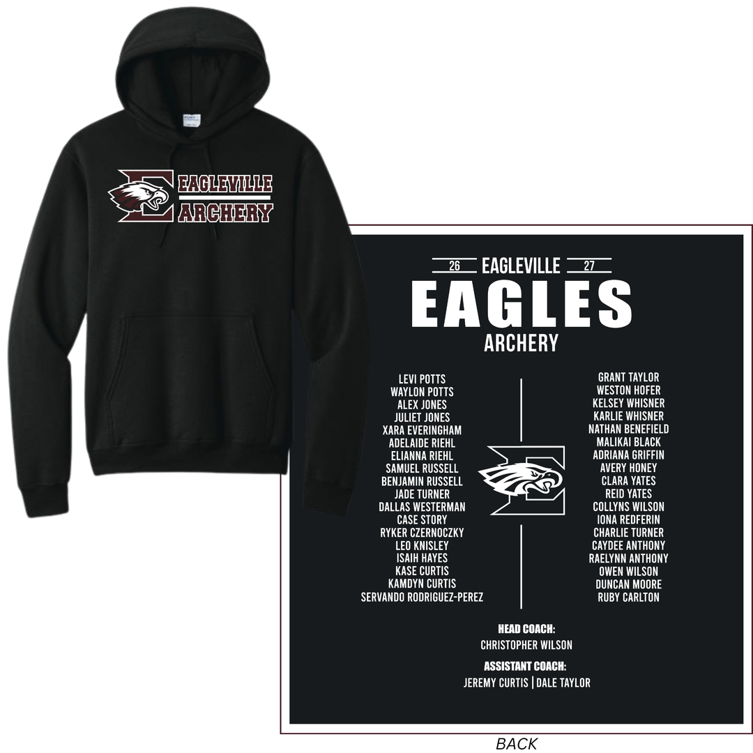 Roster Hoodie | Eagleville School Archery