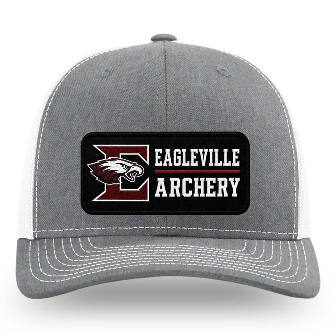 Patch Logo Trucker Hat | Eagleville School Archery
