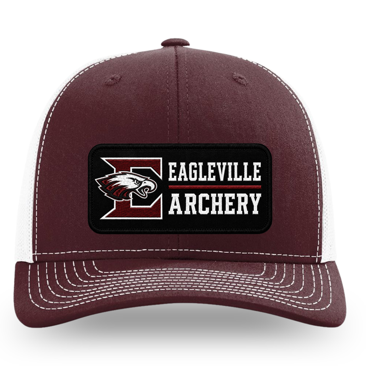 Patch Logo Trucker Hat | Eagleville School Archery