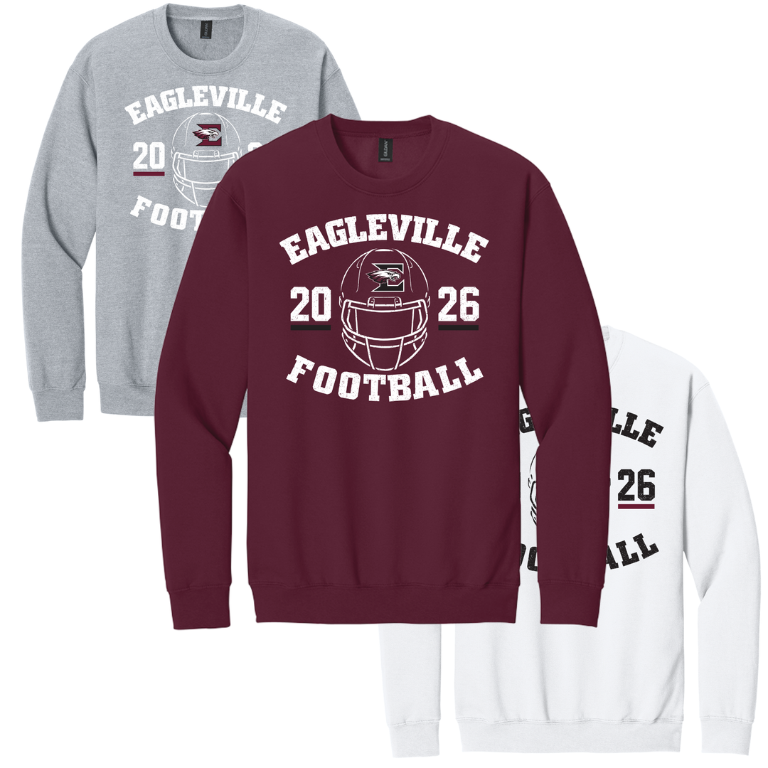 Eagleville Pride Softstyle Crewneck Sweatshirt | Eagleville Football 2026