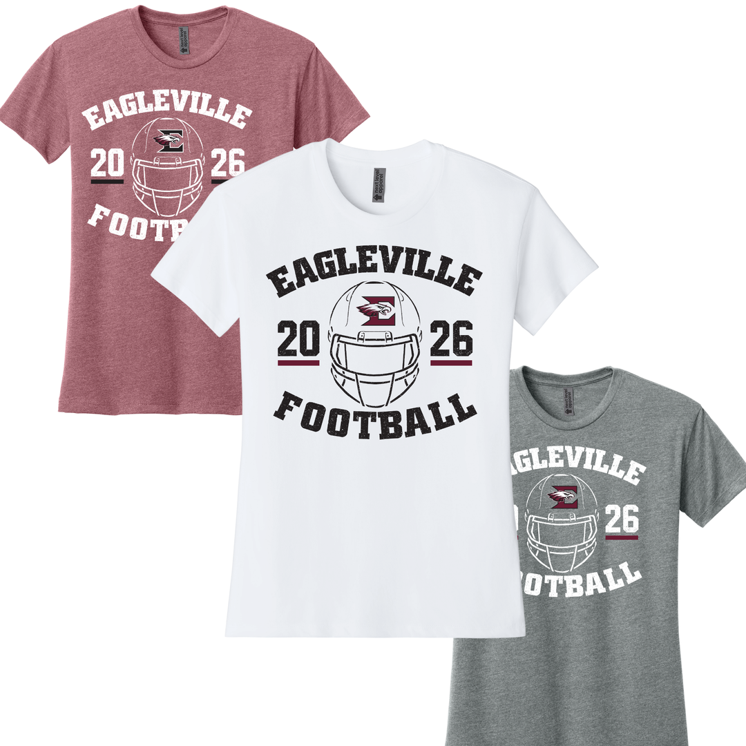 Eagleville Pride Ladies Relaxed Tee | Eagleville Football 2026