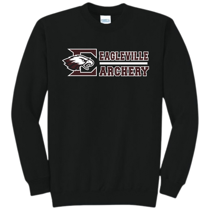 Roster Crewneck Sweatshirt | Eagleville School Archery