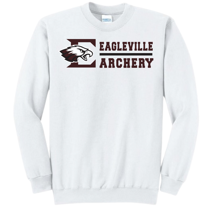 Roster Crewneck Sweatshirt | Eagleville School Archery