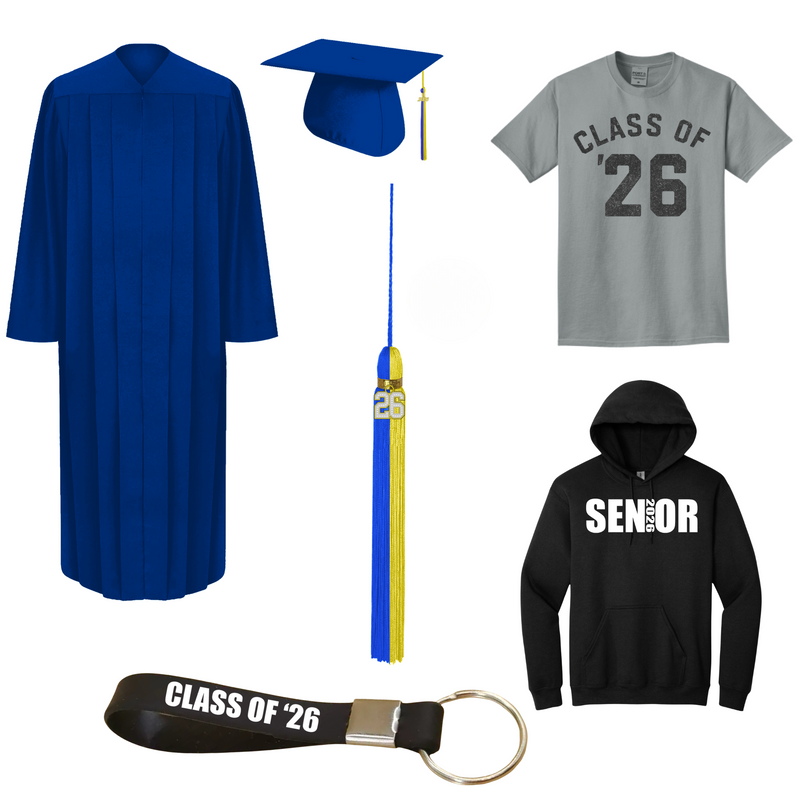 Cap & Gown Essential Package | Wilson Central High School