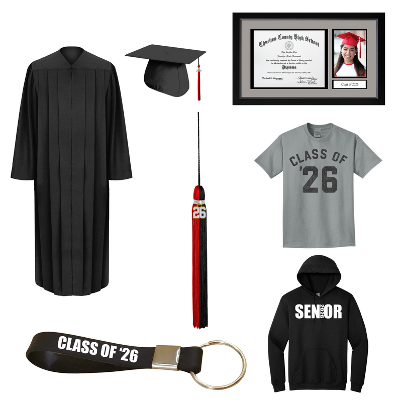Cap & Gown Deluxe Package | Hickman County High