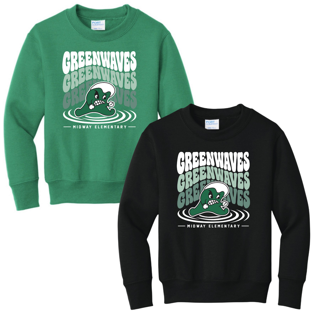 Greenwave Sweatshirt | Midway Elementary School
