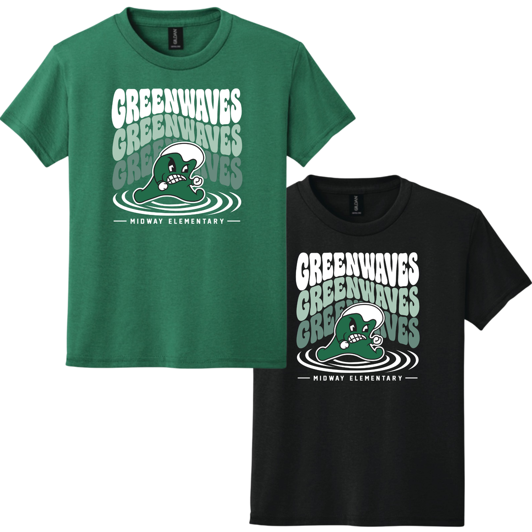 Greenwave T-Shirt | Midway Elementary School