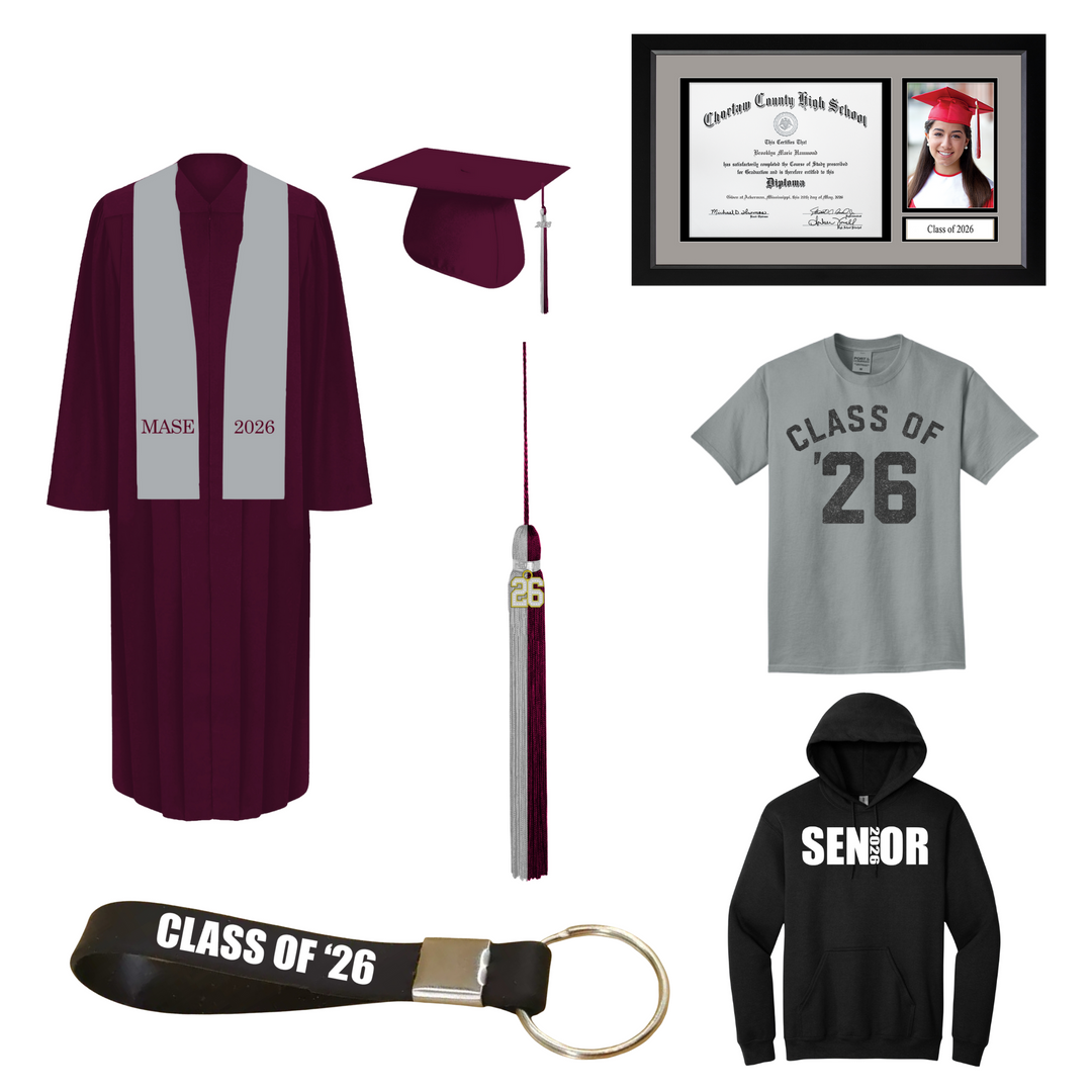 Cap & Gown Deluxe Package | Memphis Academy of Science and Engineering
