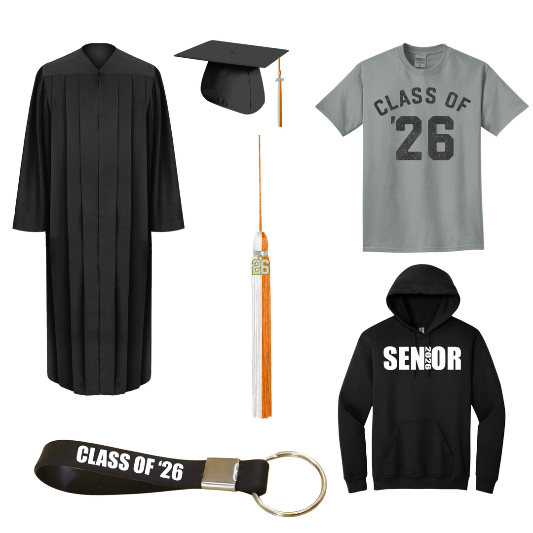 Cap & Gown Essential Package | Middle Tennessee Christian School