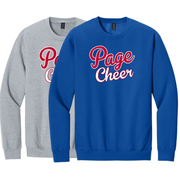 Page High School Cheer | Page Cheer Script Crewneck Sweatshirt