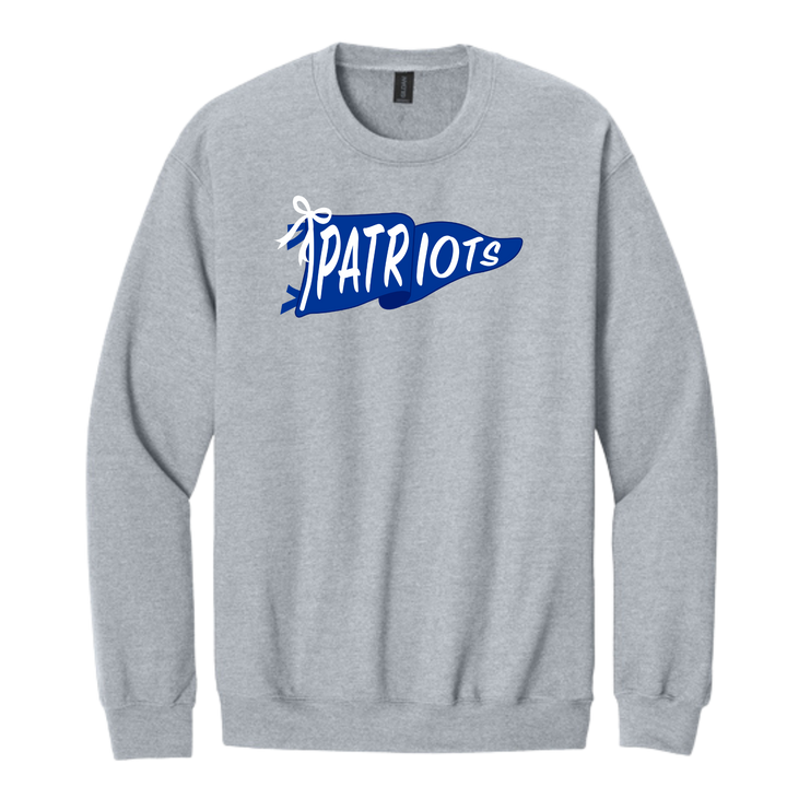 Page High School Cheer | Page Cheer Patriot Banner Crewneck Sweatshirt