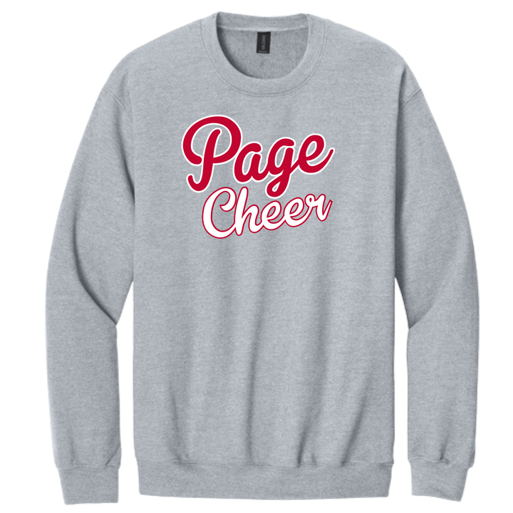 Page High School Cheer | Page Cheer Script Crewneck Sweatshirt
