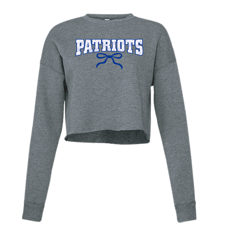 Page High School Cheer | Page Cheer Bow Cropped Crew