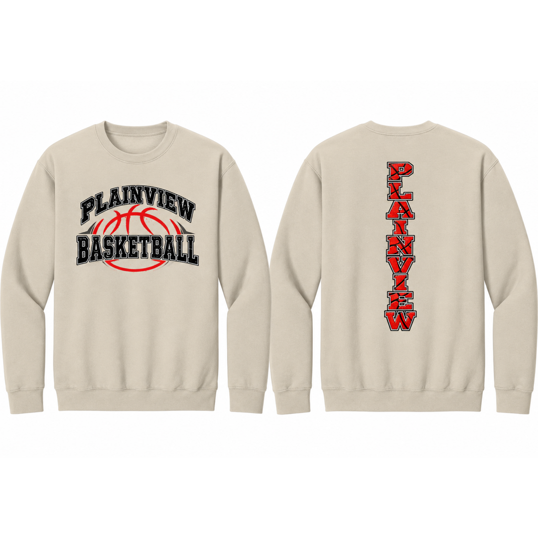 Plainview Basketball Crewneck | Plainview Elementary School