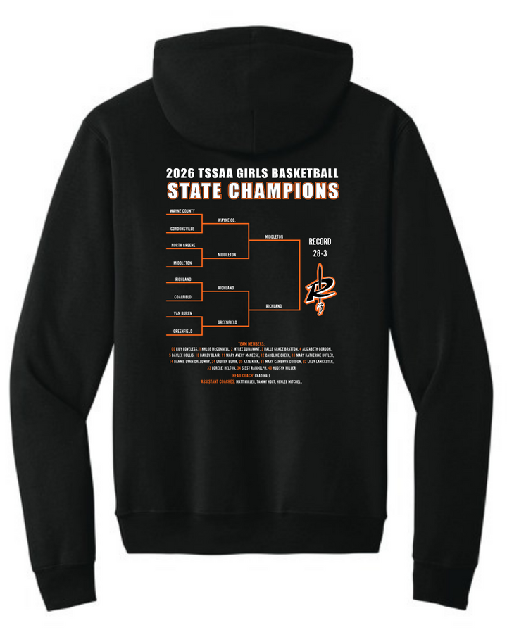 Hoodie | Richland Lady Raiders Basketball State Champ 2026