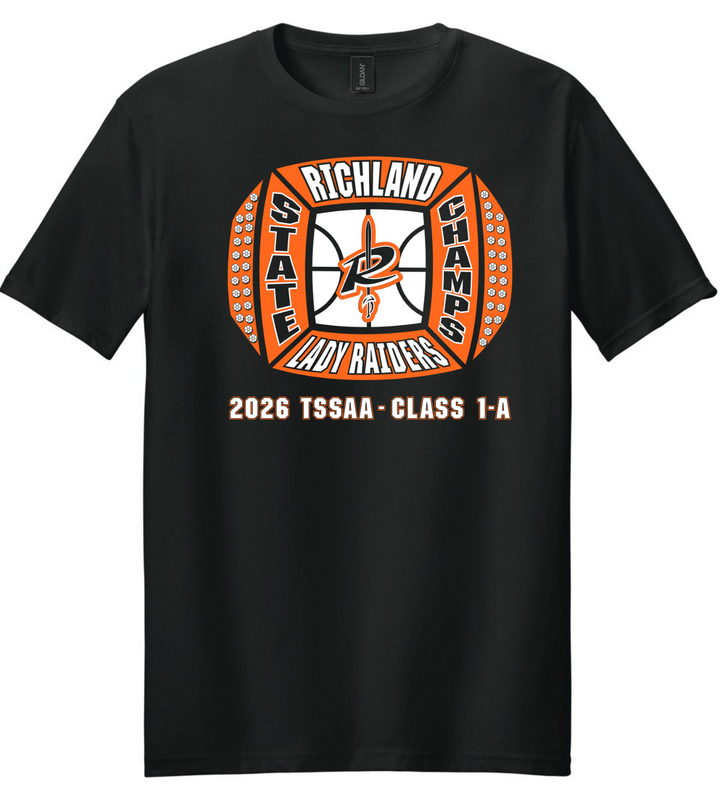 TShirt | Richland Lady Raiders Basketball State Champ 2026