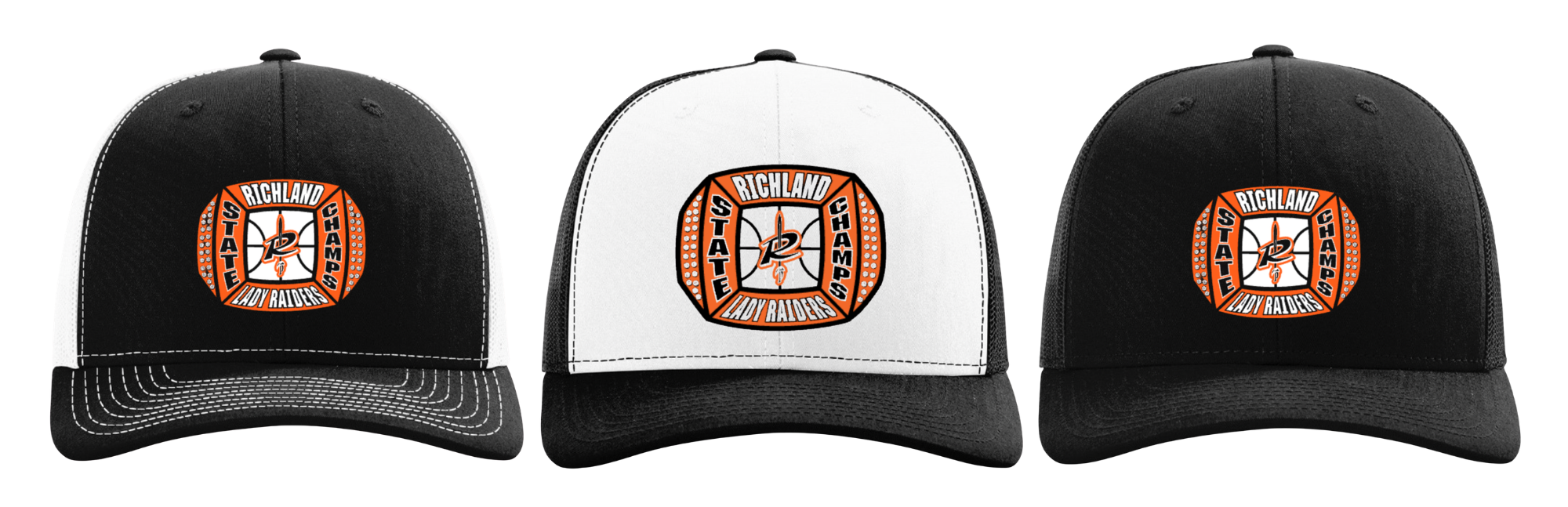 Woven Patch Cap | Richland Lady Raiders Basketball State Champ 2026 ...