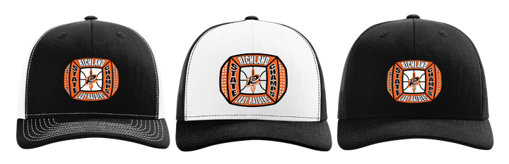 Woven Patch Cap | Richland Lady Raiders Basketball State Champ 2026