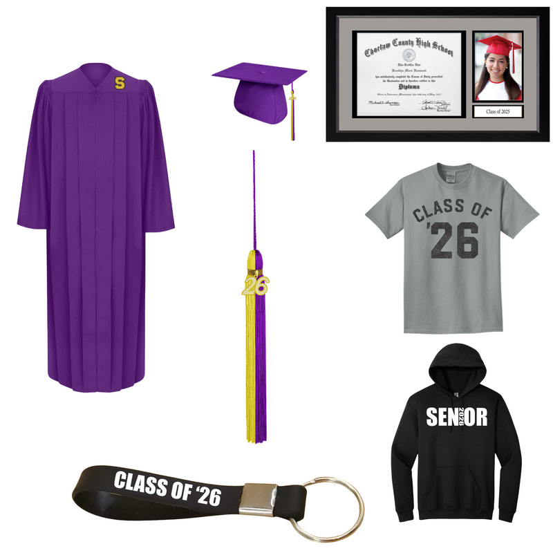 Cap & Gown Deluxe Package | Smyrna High School