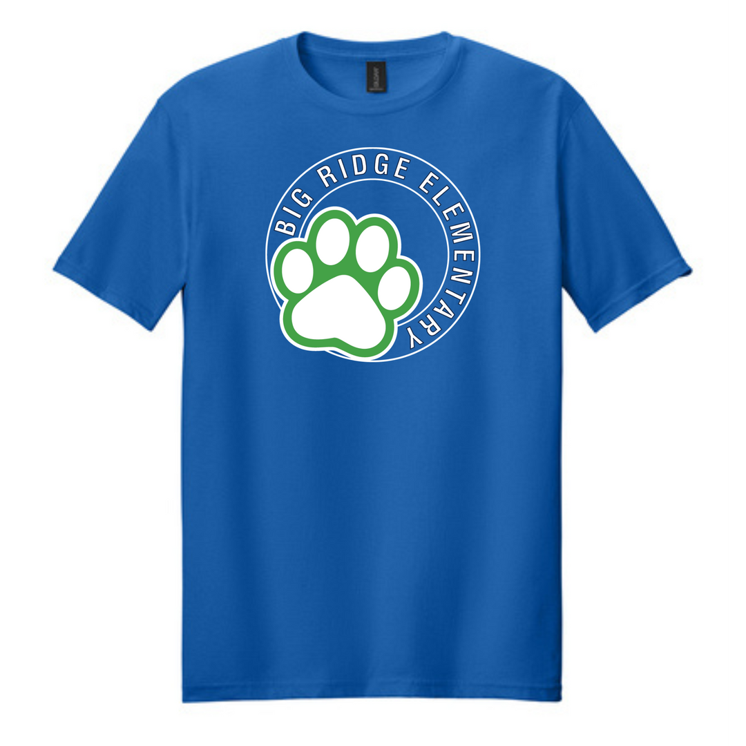 Big Ridge Elementary | Large Paw T-Shirt