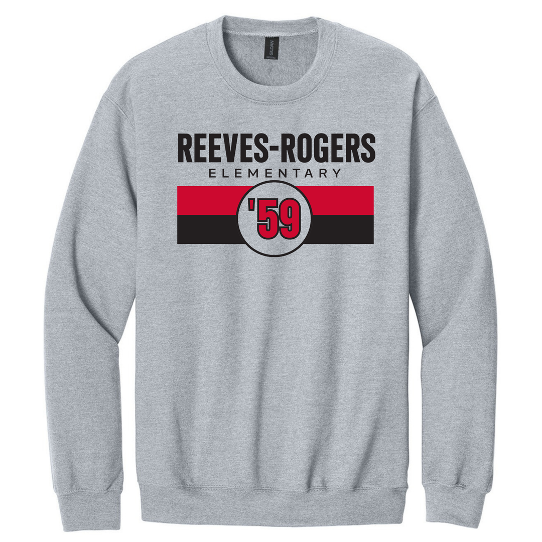 Reeves Rogers 3D Crew Sweatshirt | Reeves-Rogers Elementary School