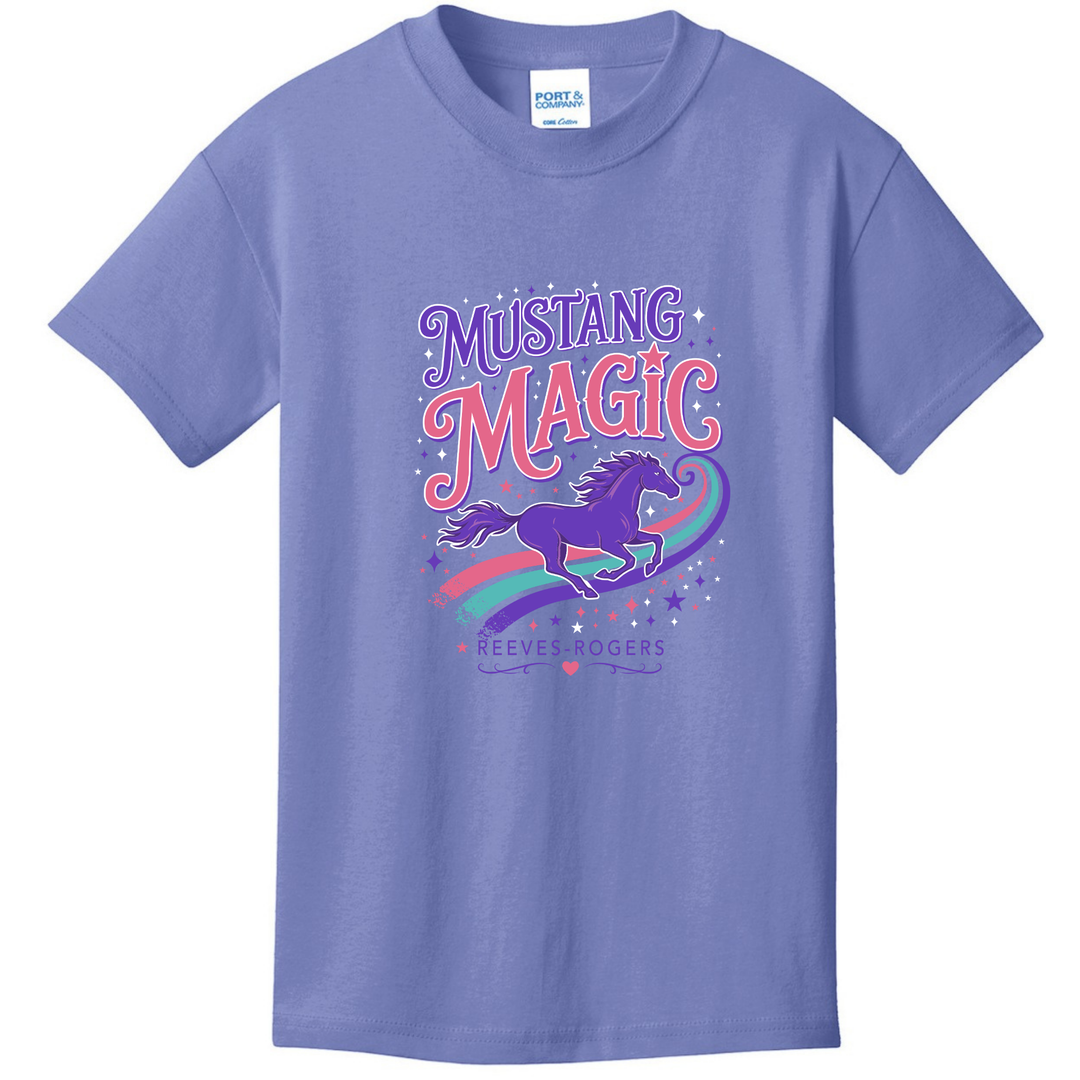 Mustang Magic Short Sleeve T-Shirt | Reeves-Rogers Elementary School