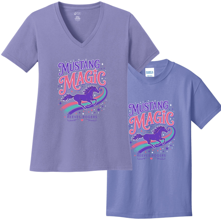 Mustang Magic Short Sleeve T-Shirt | Reeves-Rogers Elementary School