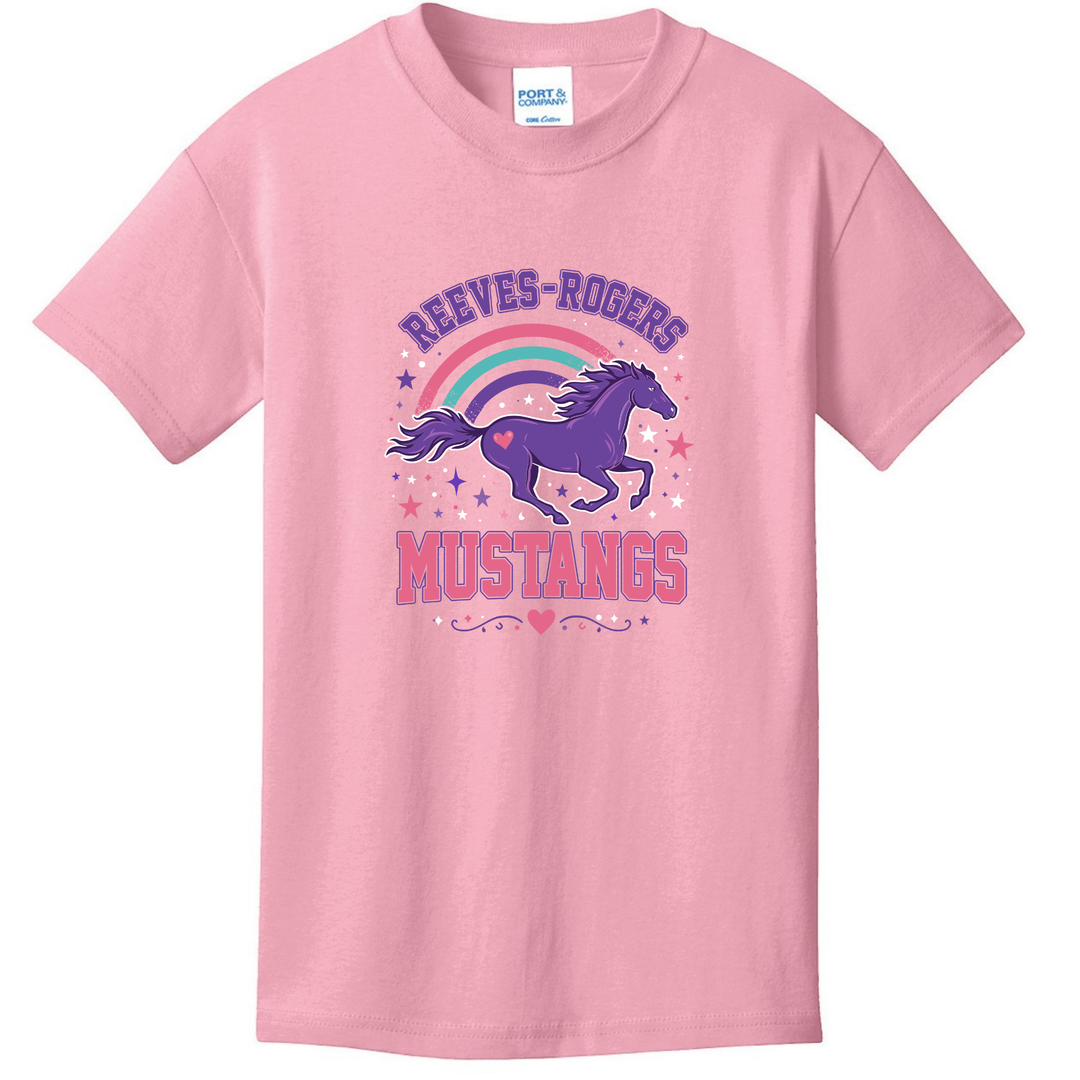 My little Mustang Short Sleeve T-Shirt | Reeves-Rogers Elementary School