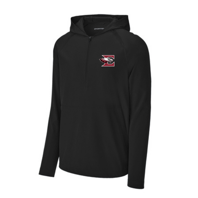 Repeat 1/2-Zip Long Sleeve Hooded Jacket | Eagleville Staff