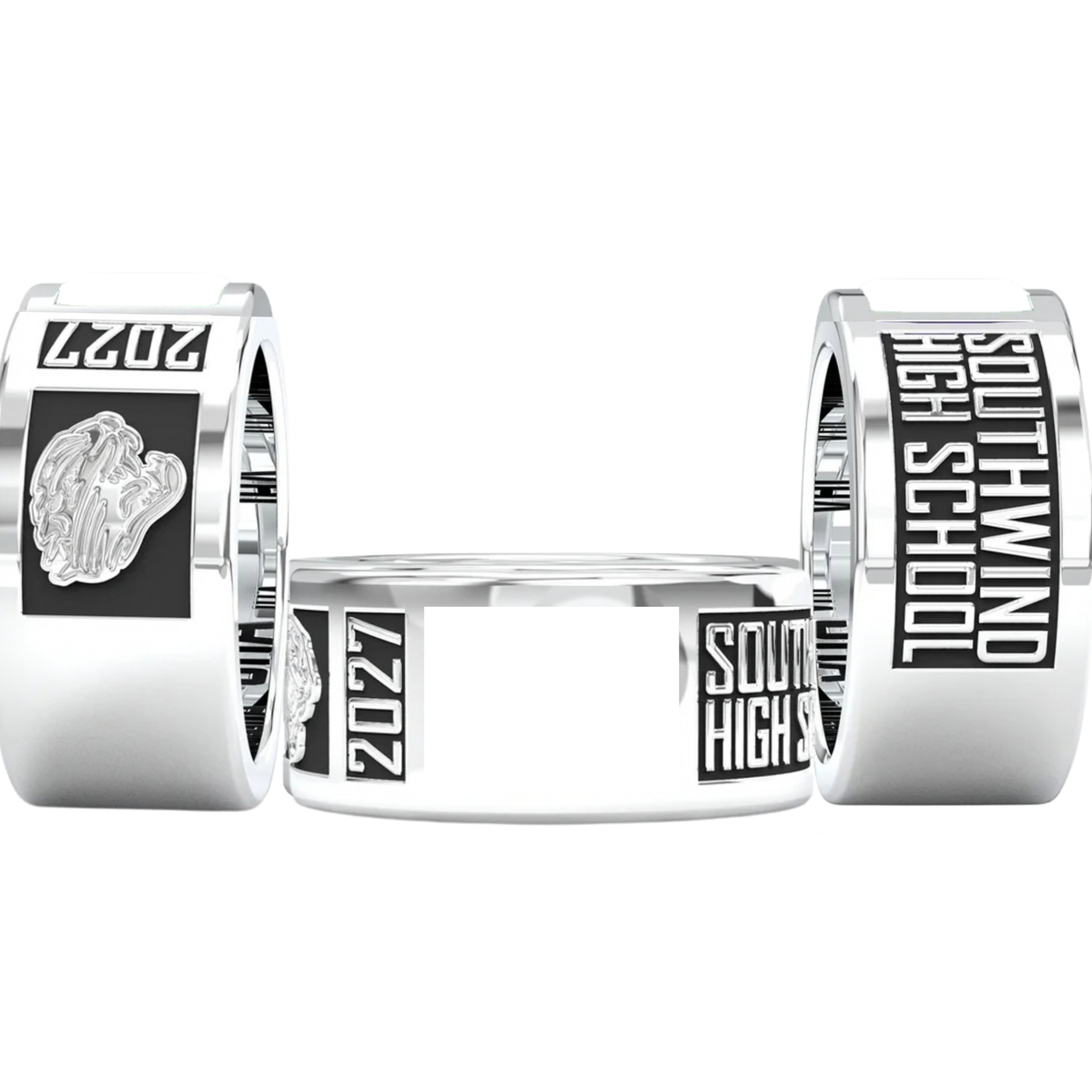 Class Ring - Band Style | Southwind High School