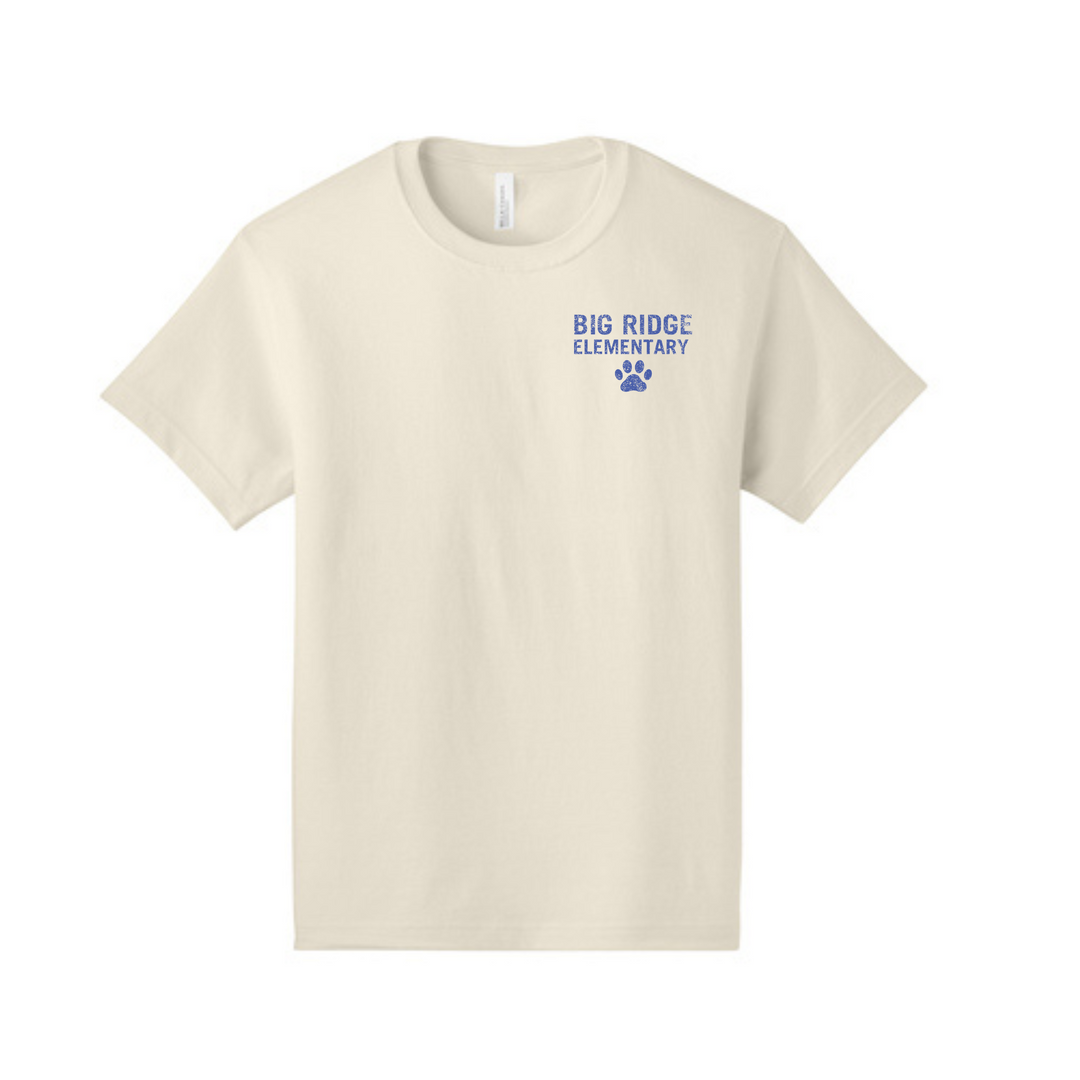 Big Ridge Elementary | Vintage Front and Back T-Shirt