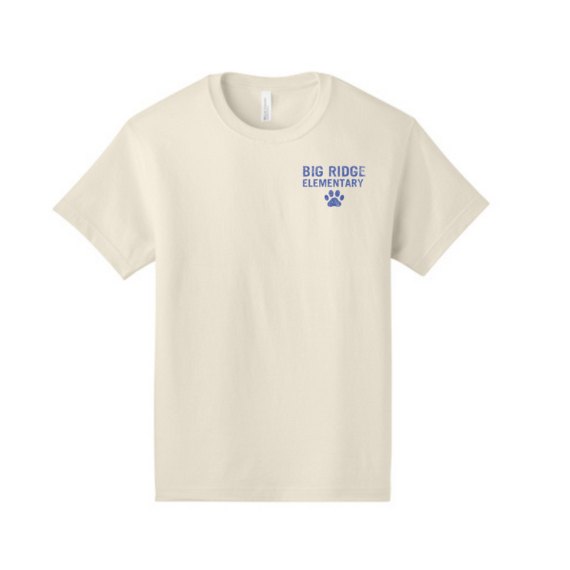 Youth Vintage Front and Back T-Shirt | Big Ridge Elementary School