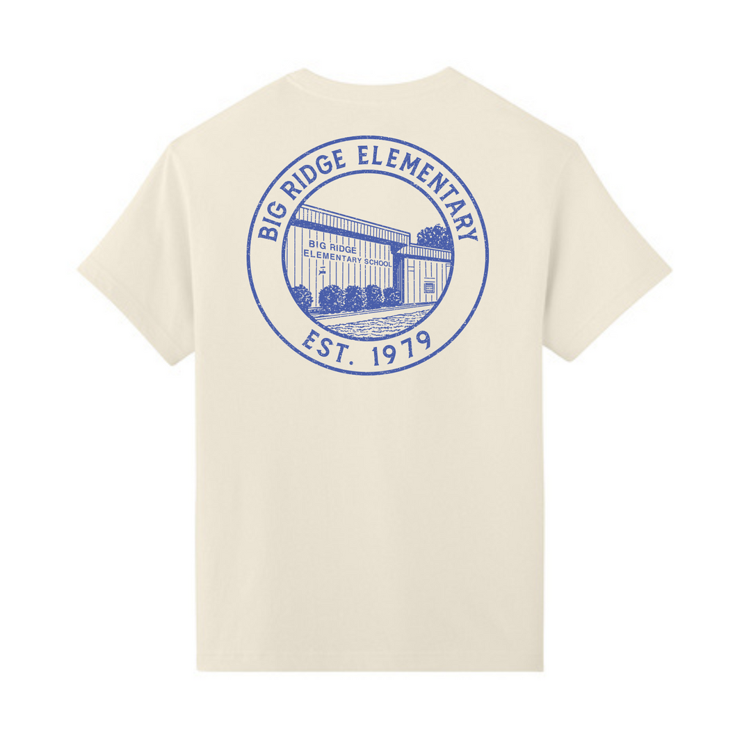 Big Ridge Elementary | Vintage Front and Back T-Shirt