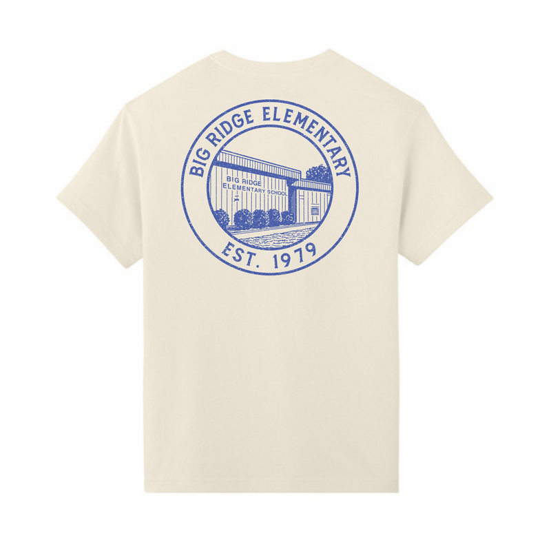 Youth Vintage Front and Back T-Shirt | Big Ridge Elementary School