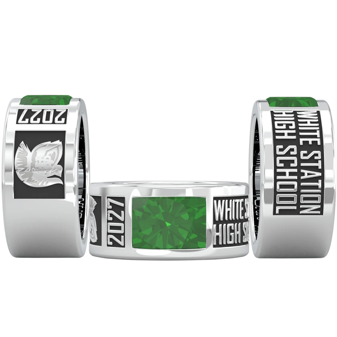 Class Ring - Band Style | White Station High School