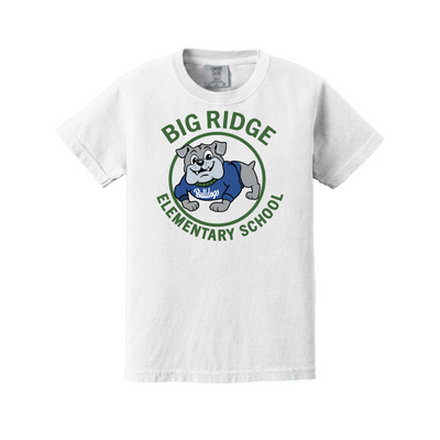 Youth Bulldog Circle T-Shirt | Big Ridge Elementary School