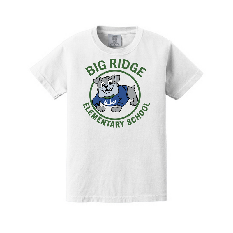 Youth Bulldog Circle T-Shirt | Big Ridge Elementary School