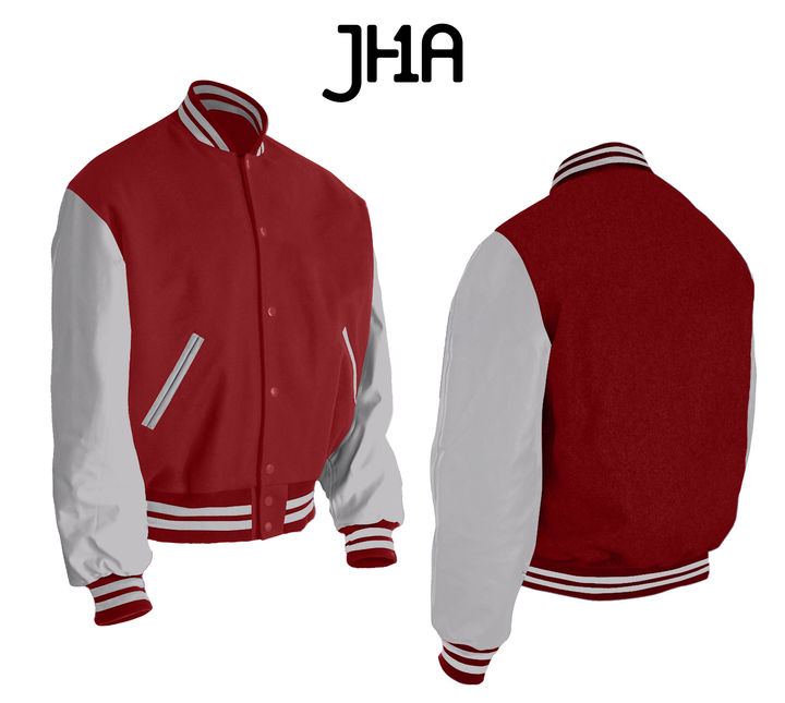 Varsity Jacket | Light Cardinal