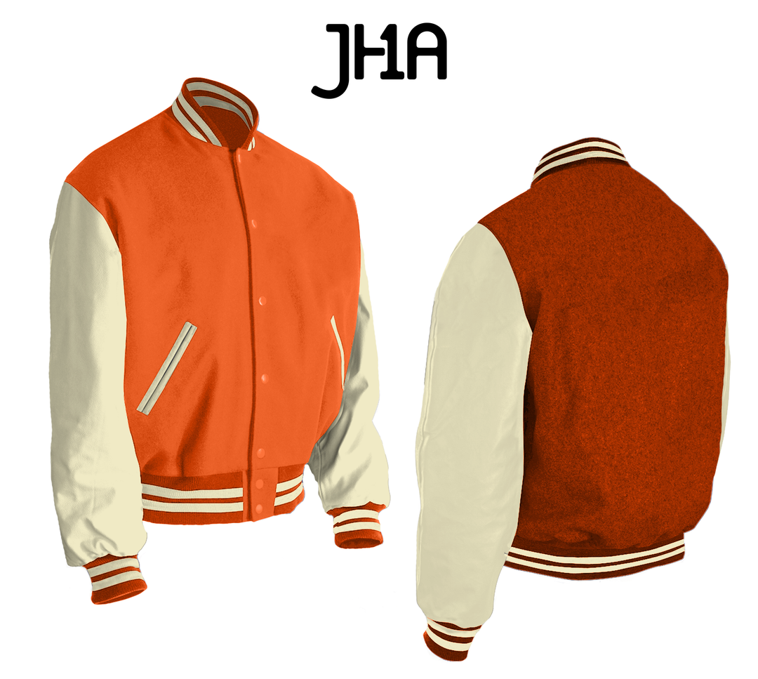 Varsity Jacket | Orange