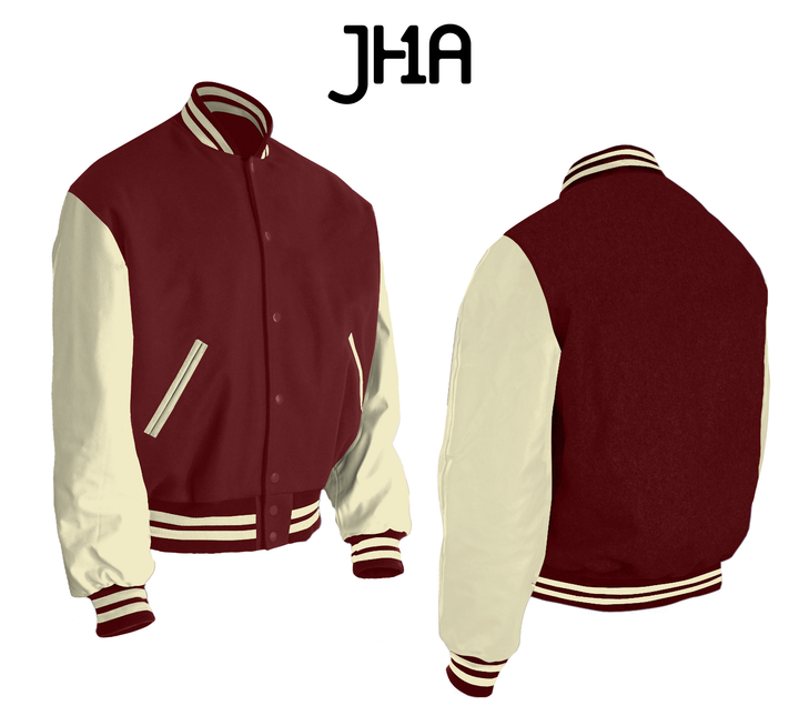 Varsity Jacket | Dark Cardinal
