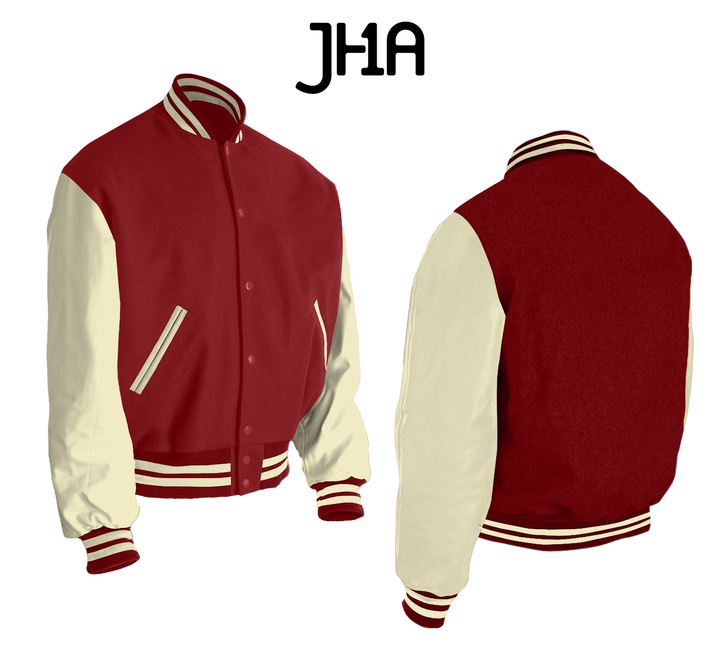 Varsity Jacket | Light Cardinal