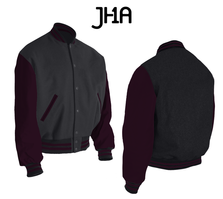 Varsity Jacket | Dark Grey