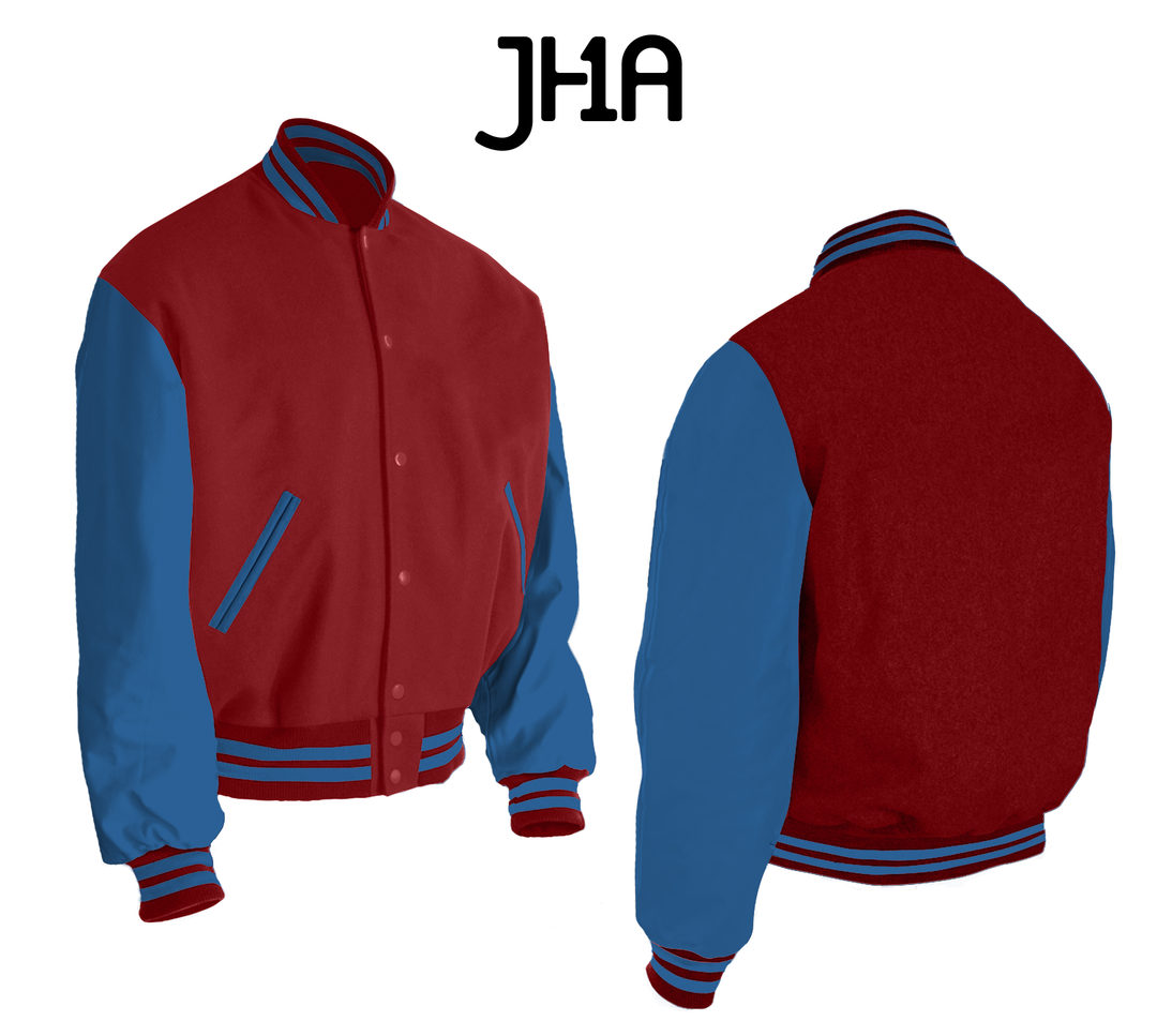 Varsity Jacket | Light Cardinal