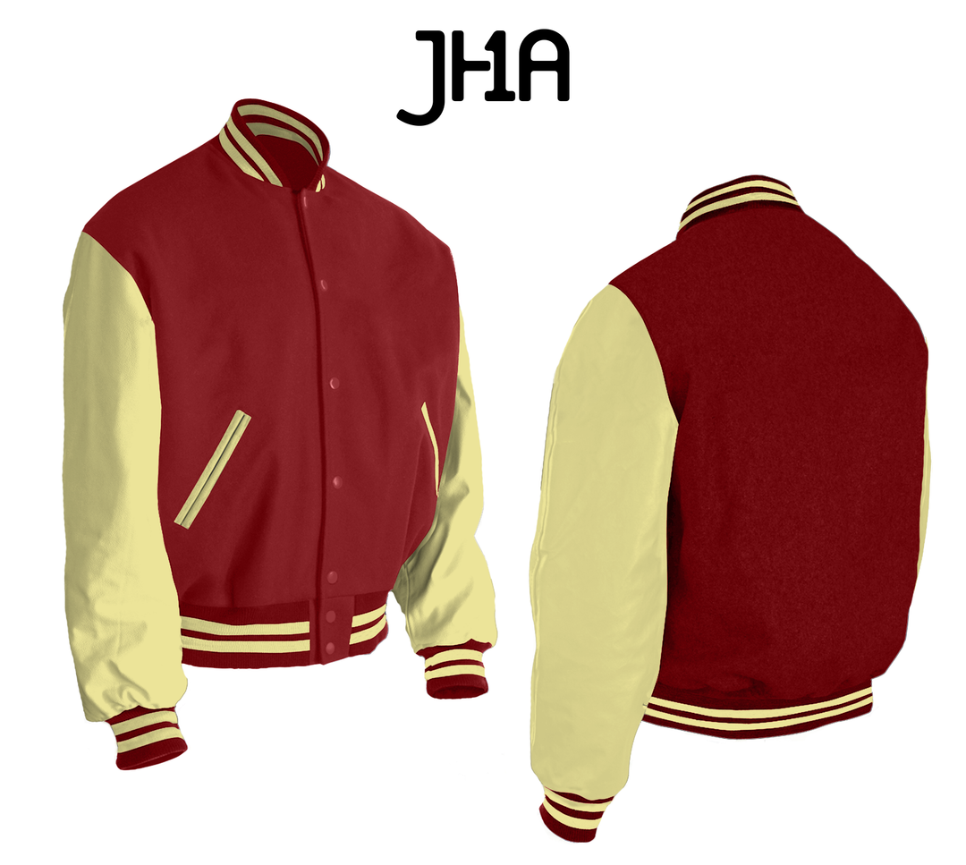 Varsity Jacket | Light Cardinal